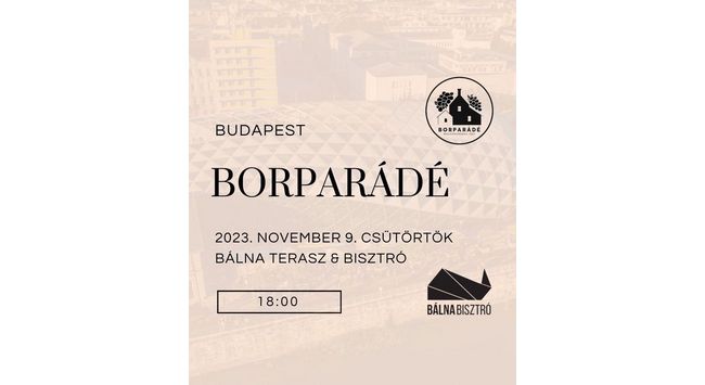 Borparádé Budapest 2023. HOL Magazin 2023.