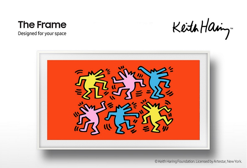 Keith Haring a The Frame okostévén. HOL Magazin 2023.