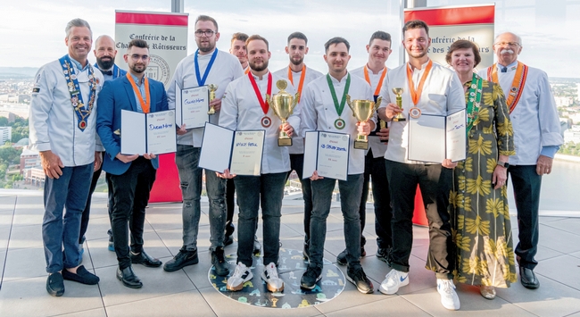 A résztvevők. Jeunes Chefs Rôtisseurs Competition 2024 Budapest. HOL Magazin 2024.