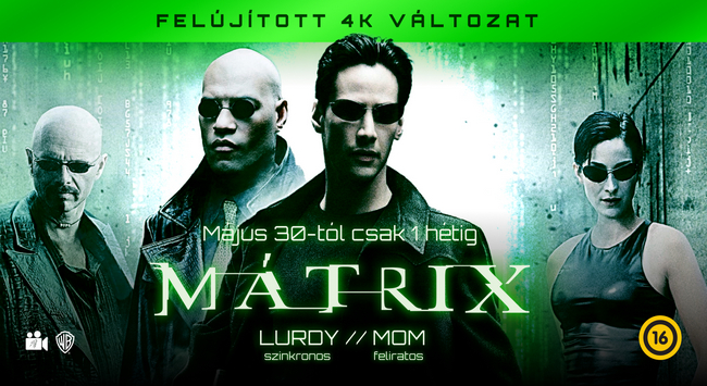 Egyetlen hét erejéig ismét a mozikban a 25 éves Matrix. HOL Magazin 2024.
