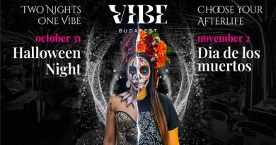Halloween és Día de los Muertos a VIBE Budapestben Halloween programok a VIBE Budapestben. HOL Magazin 2025.