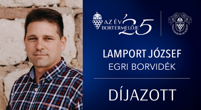 Lamport József, Thummerer Pincészet, Egri Borvidék. Az Év Bortermelője 2025. HOL Magazin 2025.