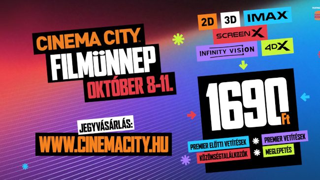 Cinema City Filmünnep 2026. HOL Magazin 2026.